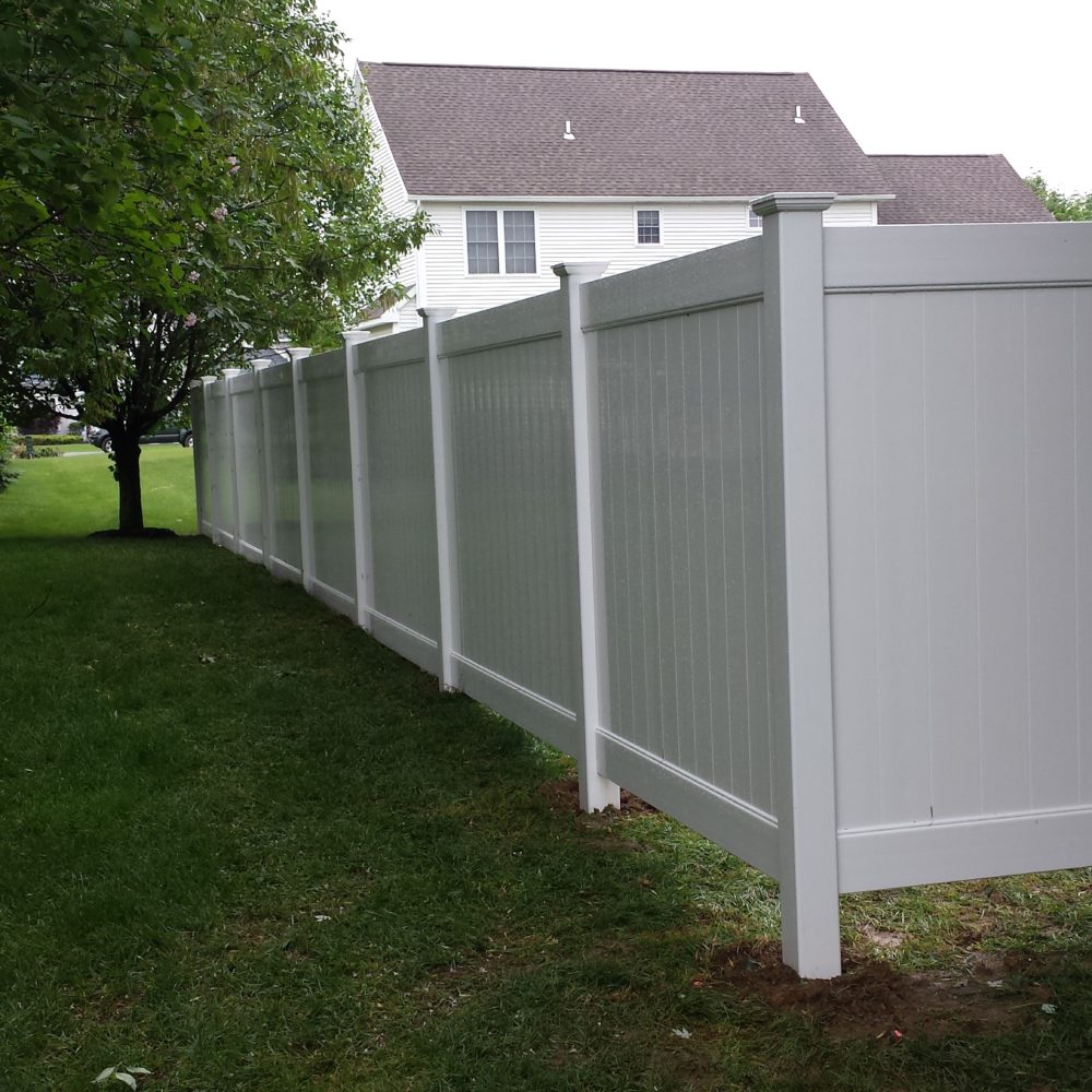 Another New Hartford Vinyl Fence Install Poly Enterprises Fencing