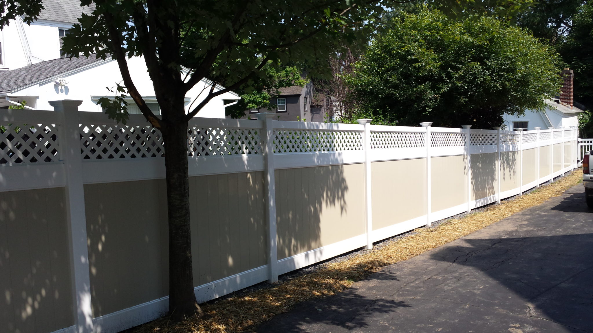 Vinyl Fence Utica, NY Poly Enterprises Fencing Decking & Railing
