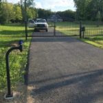 Aluminum Arched Driveway Gate in Frankfort, NY