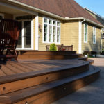 Deck with LED lighting in Utica