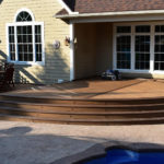 Deck with LED lighting in Utica