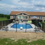 Aluminum Fence around a pool in Rome, NY