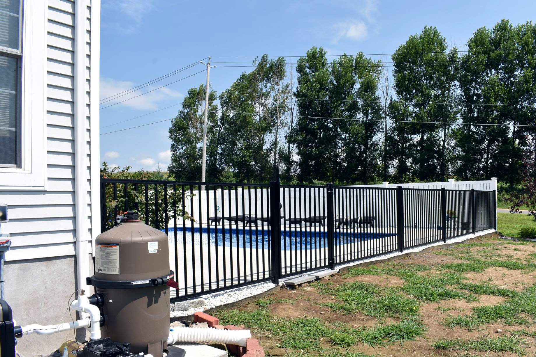 New Pool Fence in Little Falls, NY