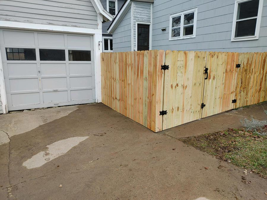 Wood Privacy Fence, Clinton, NY