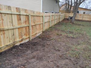 Wood Privacy Fence, Clinton, NY