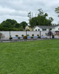 Concrete Pool Fence Install