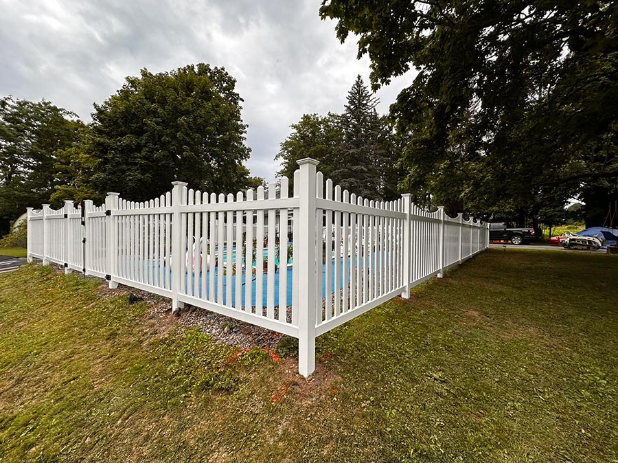 Charming Pool Fence Installation in Sauquoit, NY