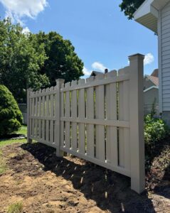 Clay Vinyl Shadowbox Fence Near Oriskany