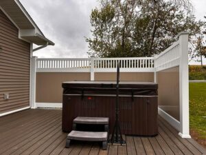 Hot Tub Privacy Fence