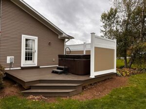 Hot Tub Privacy Fence